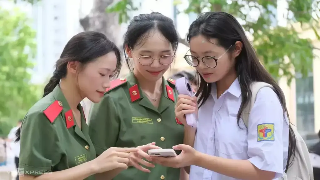 Công bố điểm thi đánh giá năng lực 7 trường công an
