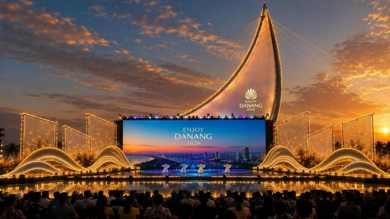 Đà Nẵng biến bãi biển Mỹ Khê thành sân khấu thực cảnh, 500 cánh diều thắp sáng bầu trời