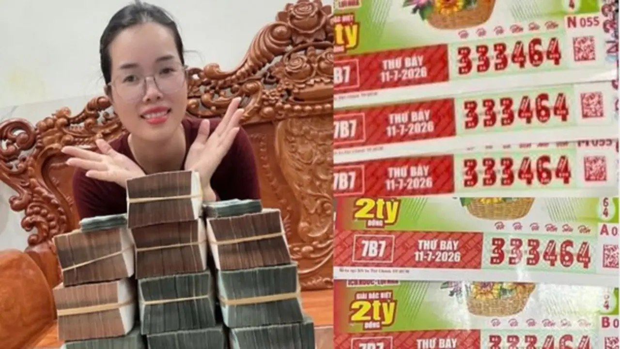 Dãy số giúp 2 người ở TP.HCM trúng 10 tỉ xổ số miền Nam, trả hết nợ