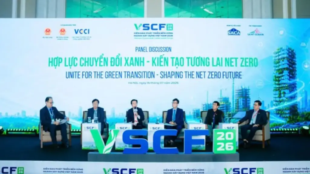 Diễn đàn VSCF 2026: Thúc đẩy chuyển đổi xanh ngành xây dựng