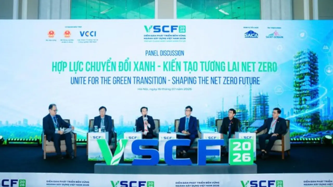 Diễn đàn VSCF 2026: Thúc đẩy chuyển đổi xanh ngành xây dựng