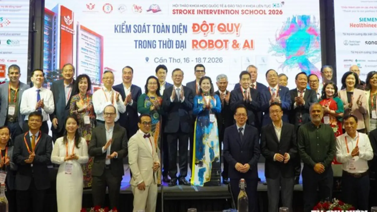 Diễn giả của hơn 15 quốc gia đến Cần Thơ trao đổi chuyên sâu về đột quỵ