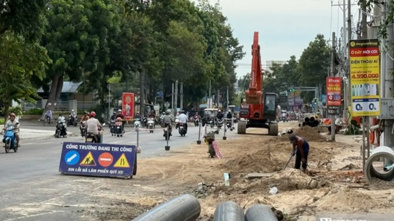 Dự án hơn 135 tỷ đồng nâng cấp đường Trần Hưng Đạo, chỉnh trang trung tâm Phan Thiết