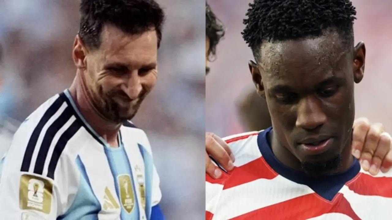 Dư luận dậy sóng sau tấm thẻ đỏ của tuyển thủ Mỹ, nghi vấn Messi được thiên vị: Cùng giẫm chân thô bạo mà…