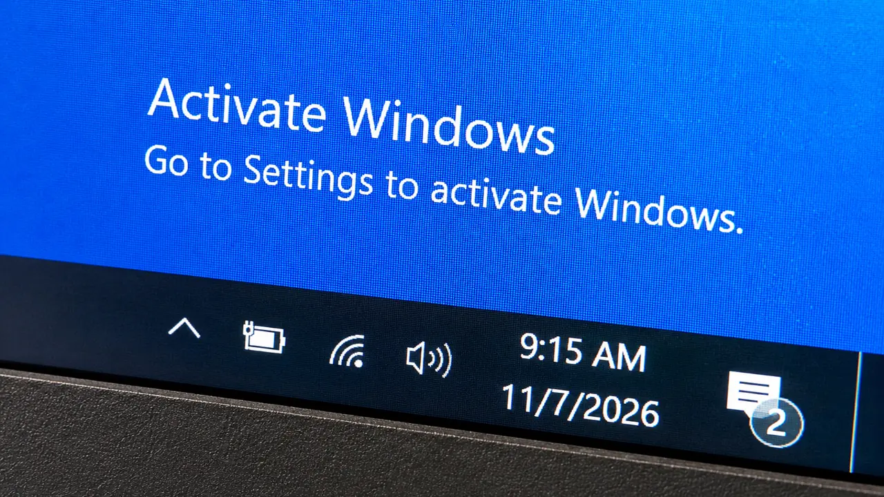 Dùng máy tính báo 'Activate Windows' có vi phạm bản quyền?