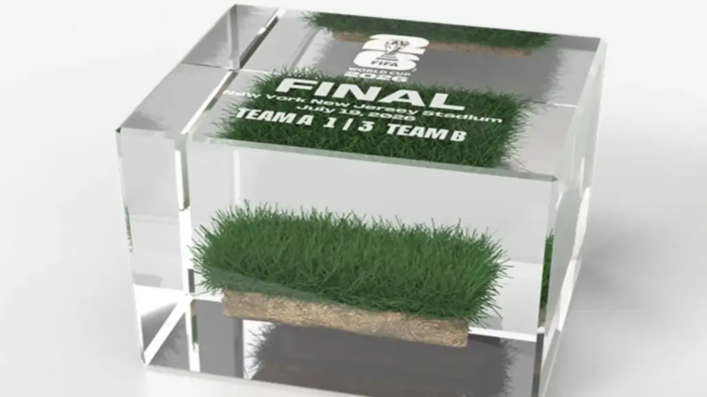 FIFA bán mảnh cỏ sân chung kết World Cup giá 450 USD