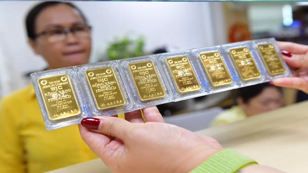Giá vàng giảm hơn một triệu đồng