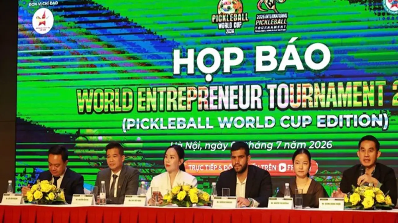 Hấp dẫn giải pickleball cho doanh nhân Việt Nam và quốc tế
