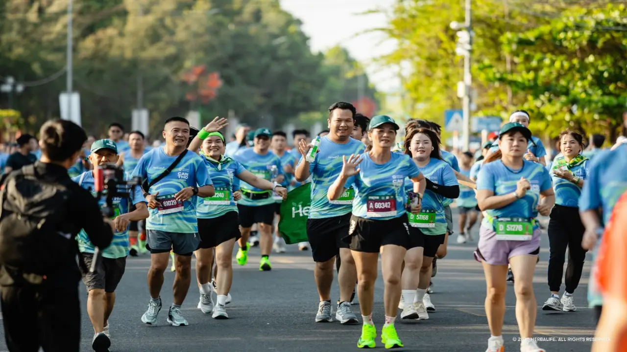 Herbalife đồng hành gamezone tại giải Marathon Đà Nẵng 2026