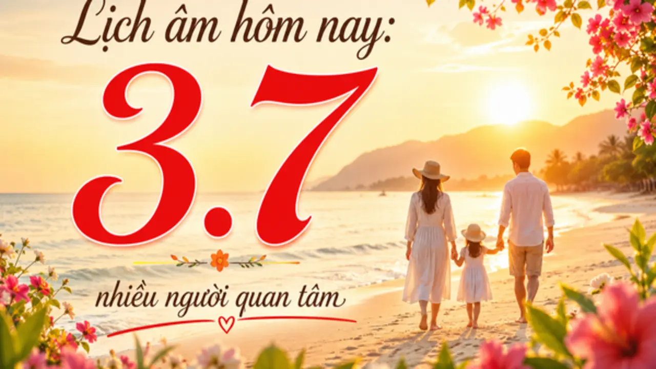 Hôm nay 3.7 là ngày gì mà nhiều người quan tâm? Lịch âm cần lưu ý gì?