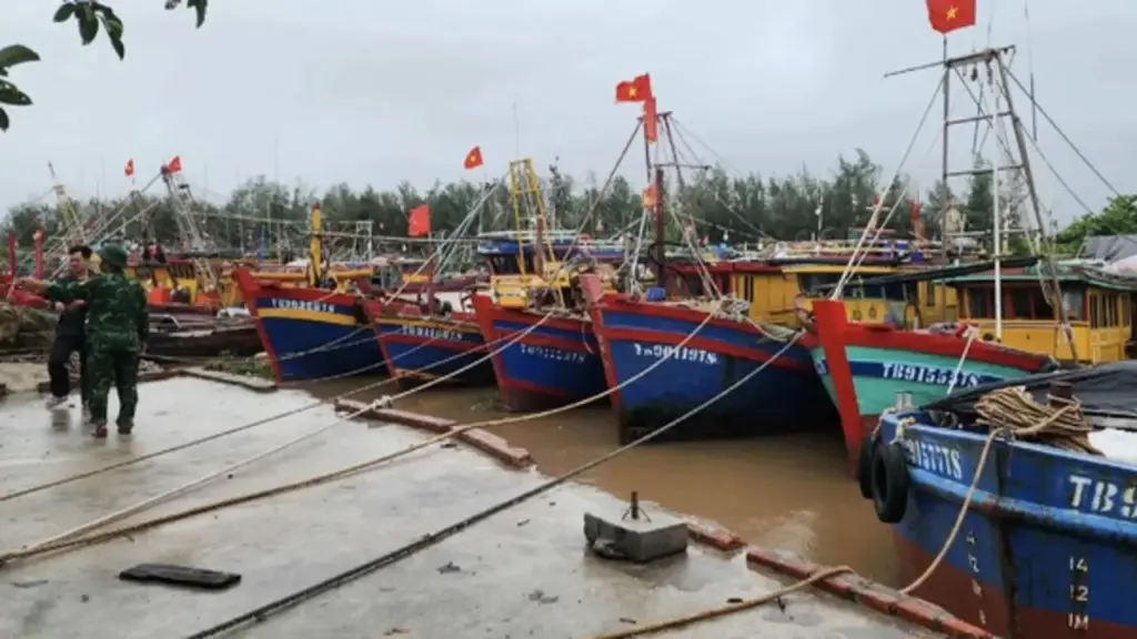 Hưng Yên bắt đầu cấm biển để chống bão Maysak
