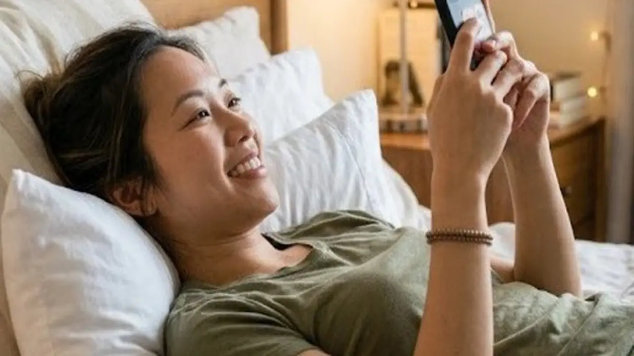 Kê 2 - 3 gối nằm xem điện thoại, đọc sách có gây hại cột sống cổ?