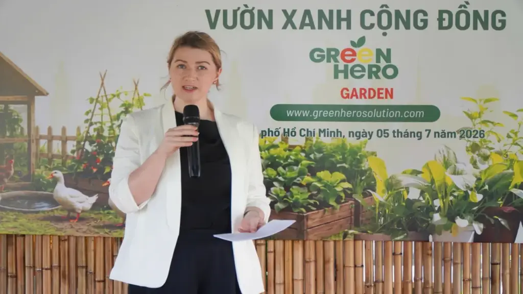 Làm vườn xanh cộng đồng, tạo nguồn thực phẩm sạch từ áp lực 9.000 tấn rác thải mỗi ngày