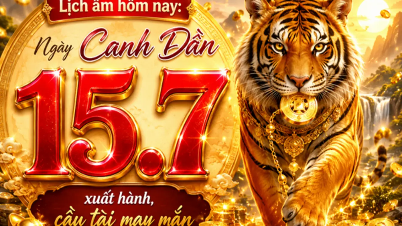 Lịch âm hôm nay 15.7: Ngày Canh Dần dân gian quan niệm 'xuất hành, cầu tài may mắn'