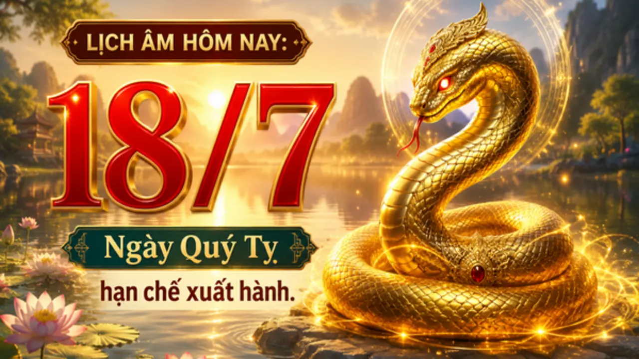 Lịch âm hôm nay 18.7: Dân gian quan niệm không nên xuất hành