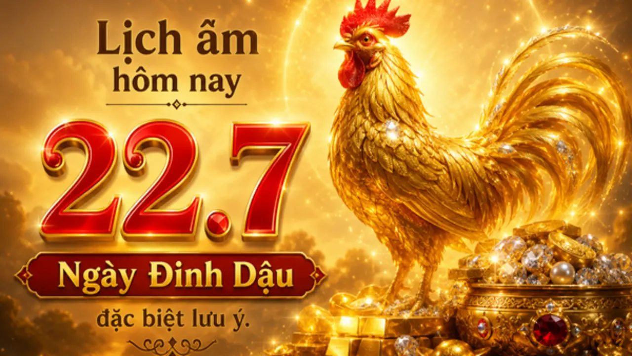 Lịch âm hôm nay 22.7: Lưu ý khi xuất hành, cầu tài ngày Đinh Dậu