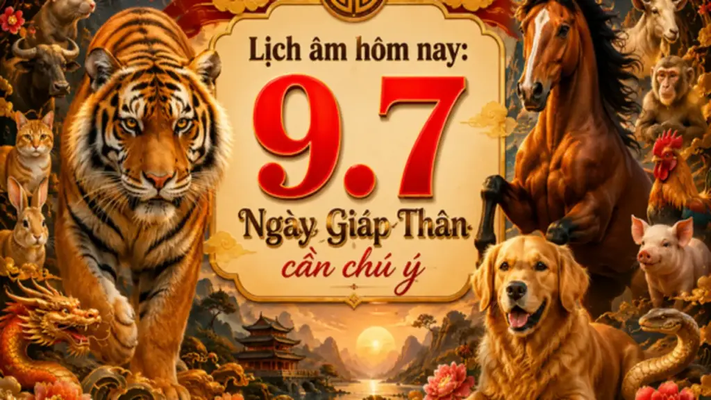 Lịch âm hôm nay 9.7: Dân gian quan niệm hành sự cẩn trọng, cần chú ý gì?