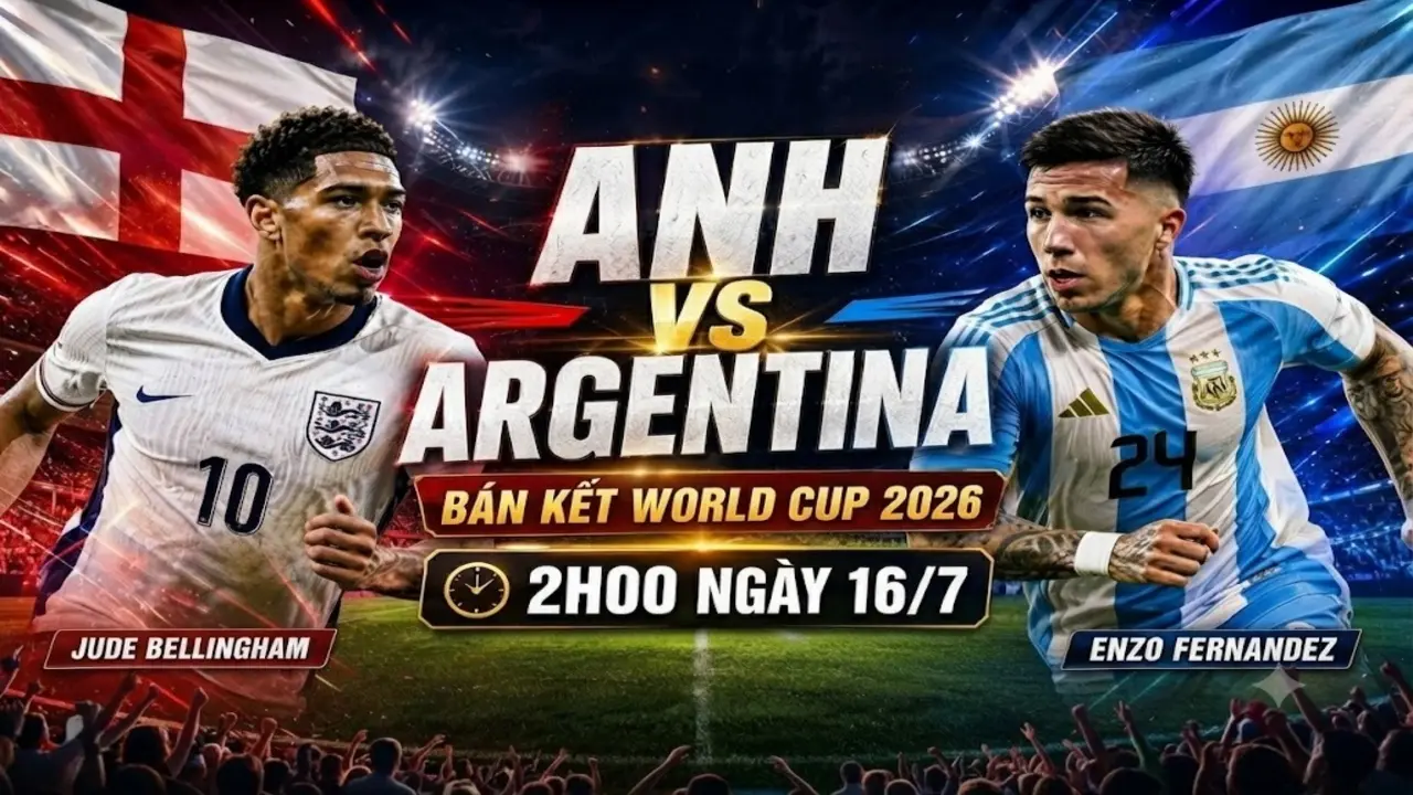 Lịch thi đấu và trực tiếp World Cup 2026 ngày 15/7