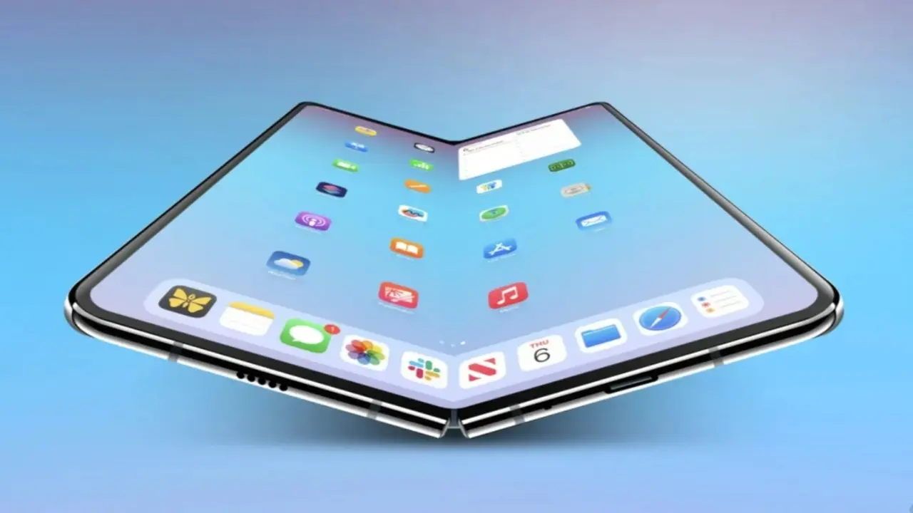 Lộ dung lượng pin trên iPhone màn hình gập