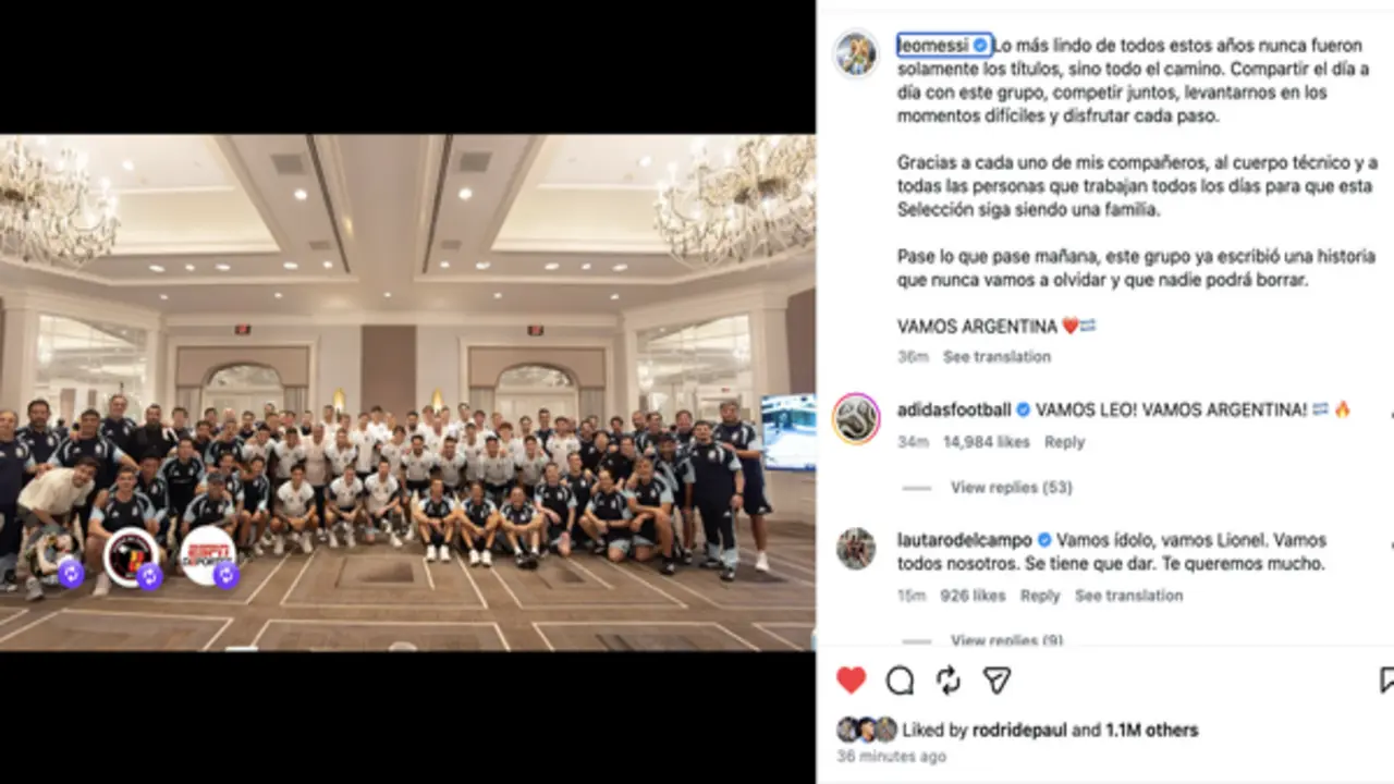 Messi viết tâm thư trước trận chung kết World Cup 2026