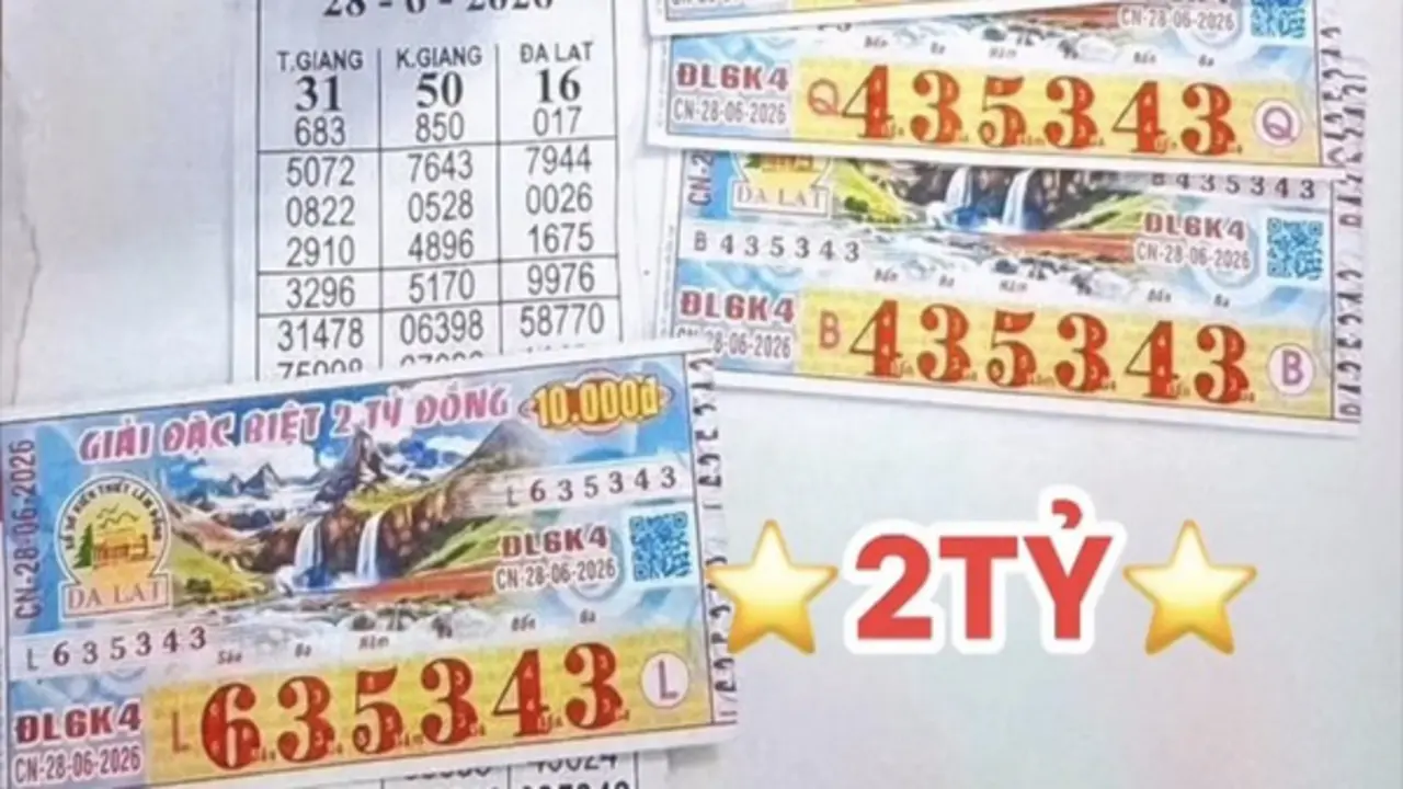 Mua vé số khi đi chợ, người phụ nữ trúng 2 tỉ xổ số miền Nam