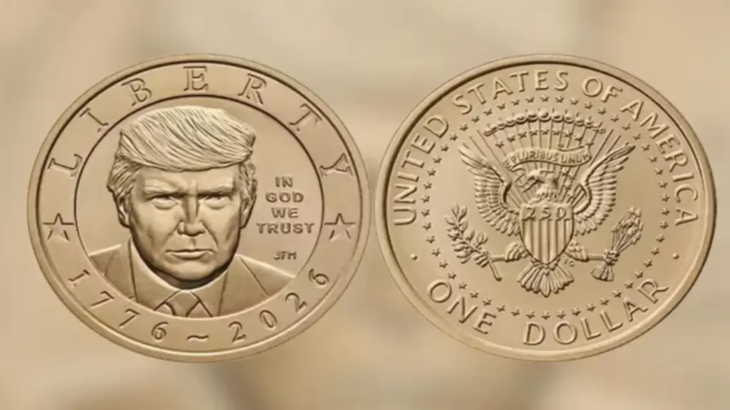 Mỹ đúc đồng xu 1 USD có hình ông Trump
