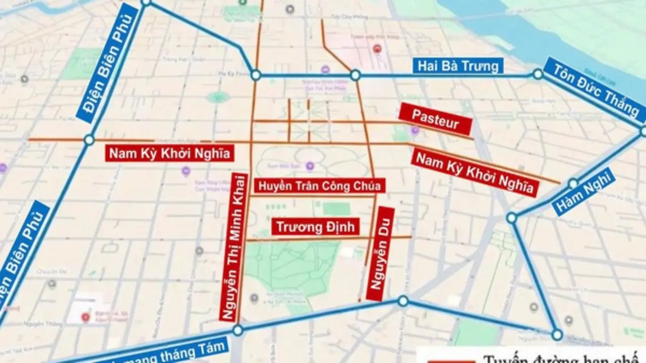 Ngày mai TP.HCM cấm loạt tuyến đường, người dân đi thế nào?