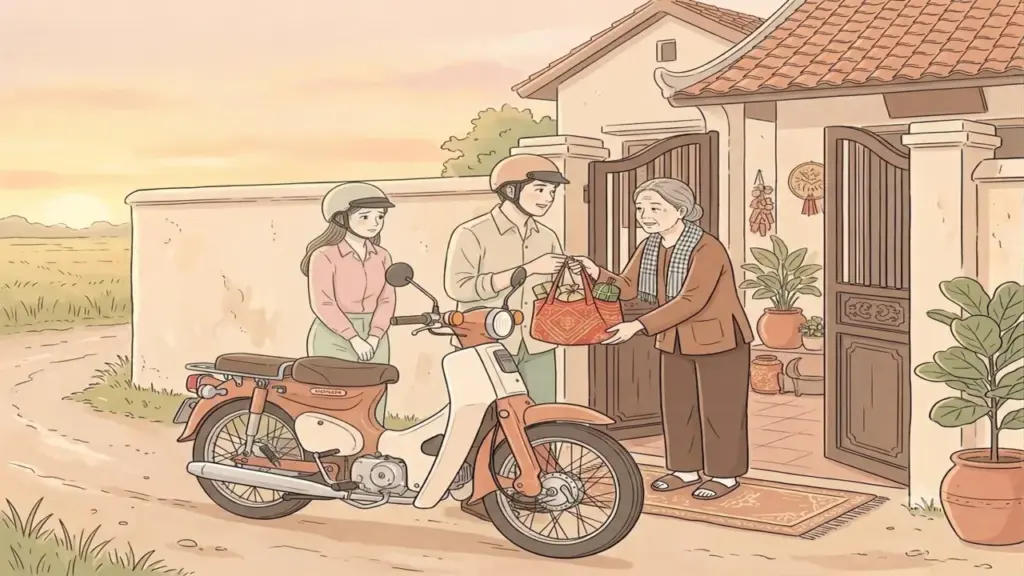 Nhà bạn trai không chào đón khi tôi về chơi