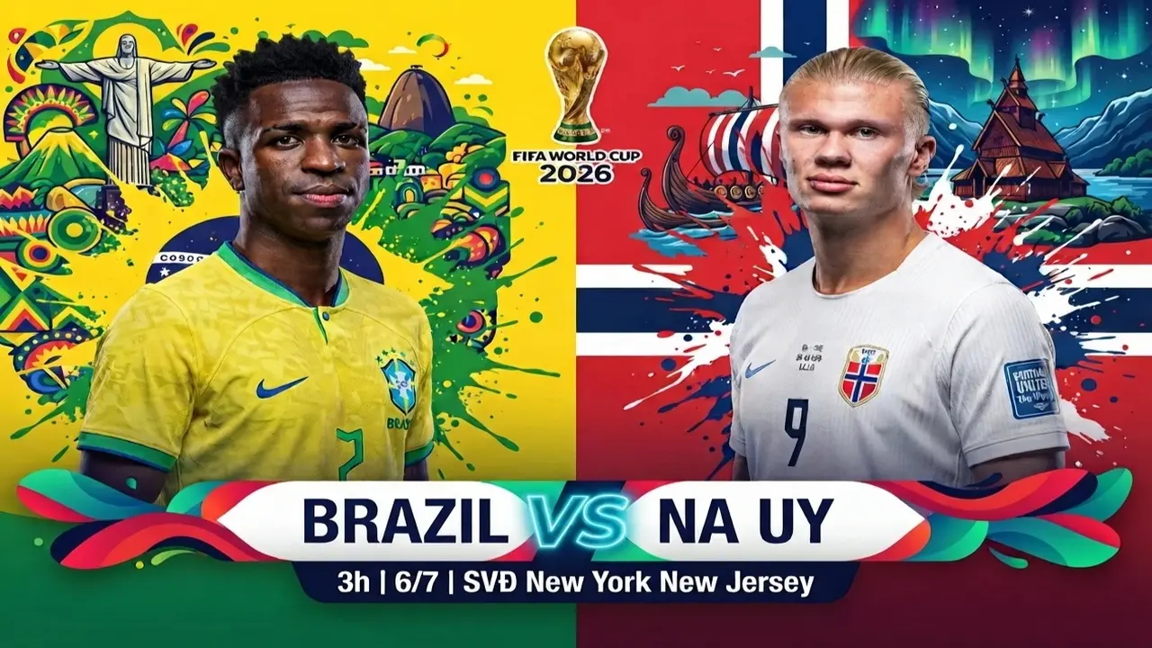 Nhận định Brazil - Na Uy (3h ngày 6/7): Haaland thách thức ứng viên vô địch
