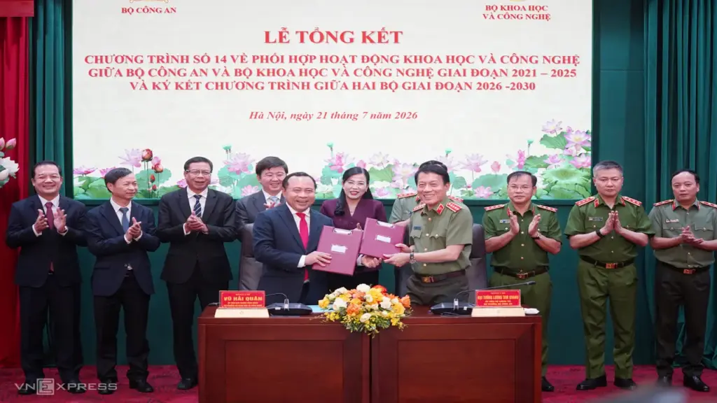 Những kết quả đạt được từ sự phối hợp giữa Bộ Công an và Bộ Khoa học và Công nghệ