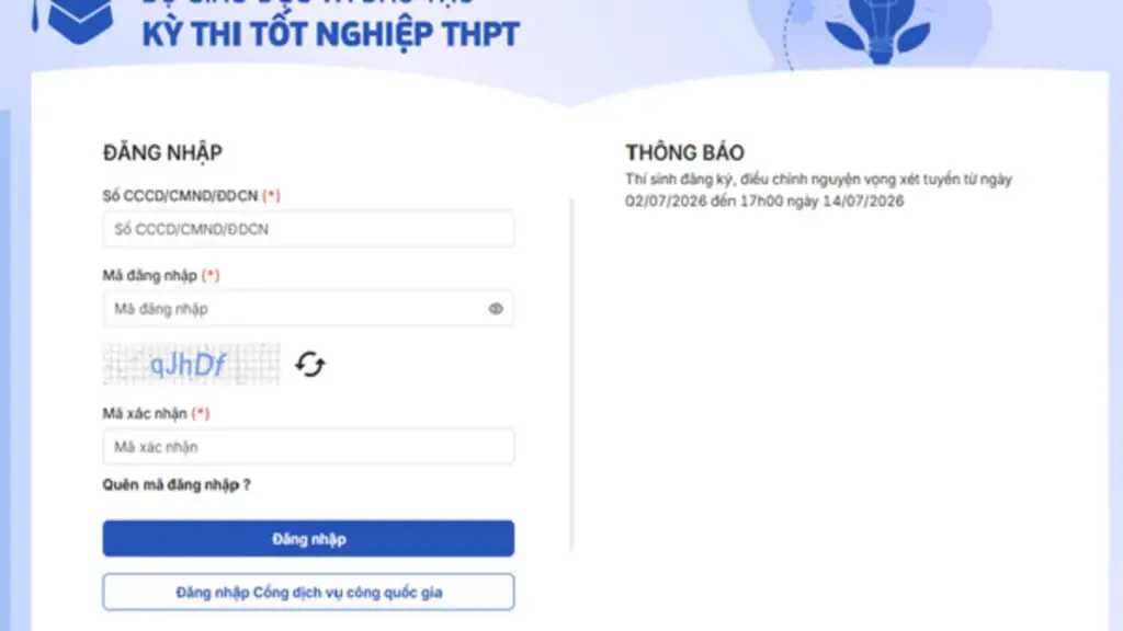 Những lưu ý đăng ký nguyện vọng xét tuyển ĐH năm 2026 để trúng tuyển đúng ngành