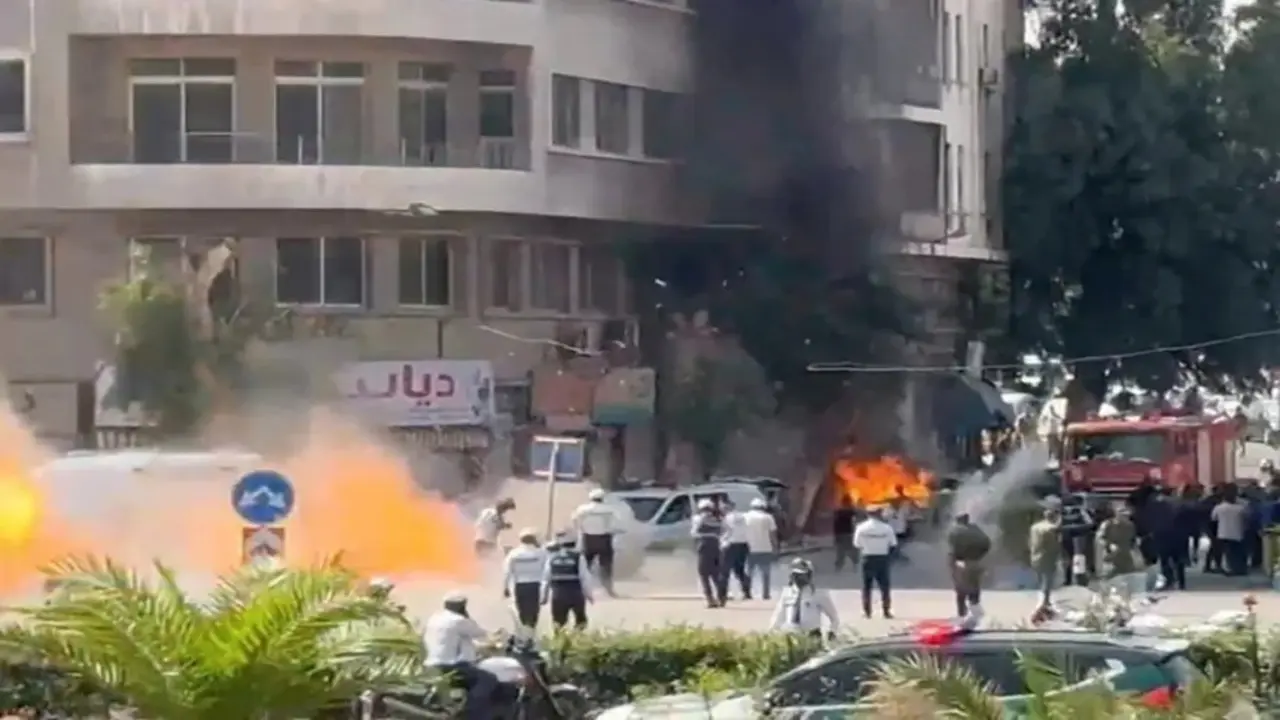 Nổ lớn gần khách sạn Tổng thống Pháp lưu trú ở Syria