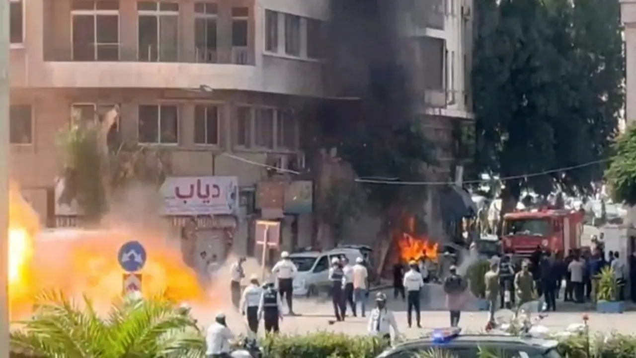 Nổ lớn tại thủ đô Syria giữa chuyến thăm của Tổng thống Pháp