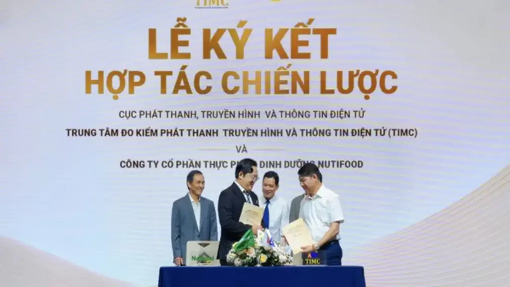 Nutifood và Cục Phát thanh, Truyền hình và Thông tin điện tử hợp tác chiến lược phát triển nguồn nhân lực số