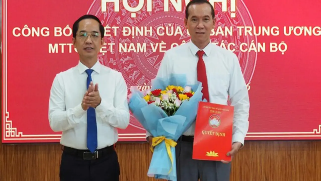 Ông Lý Công Bắc giữ chức Phó chủ tịch MTTQ Việt Nam tỉnh Cà Mau