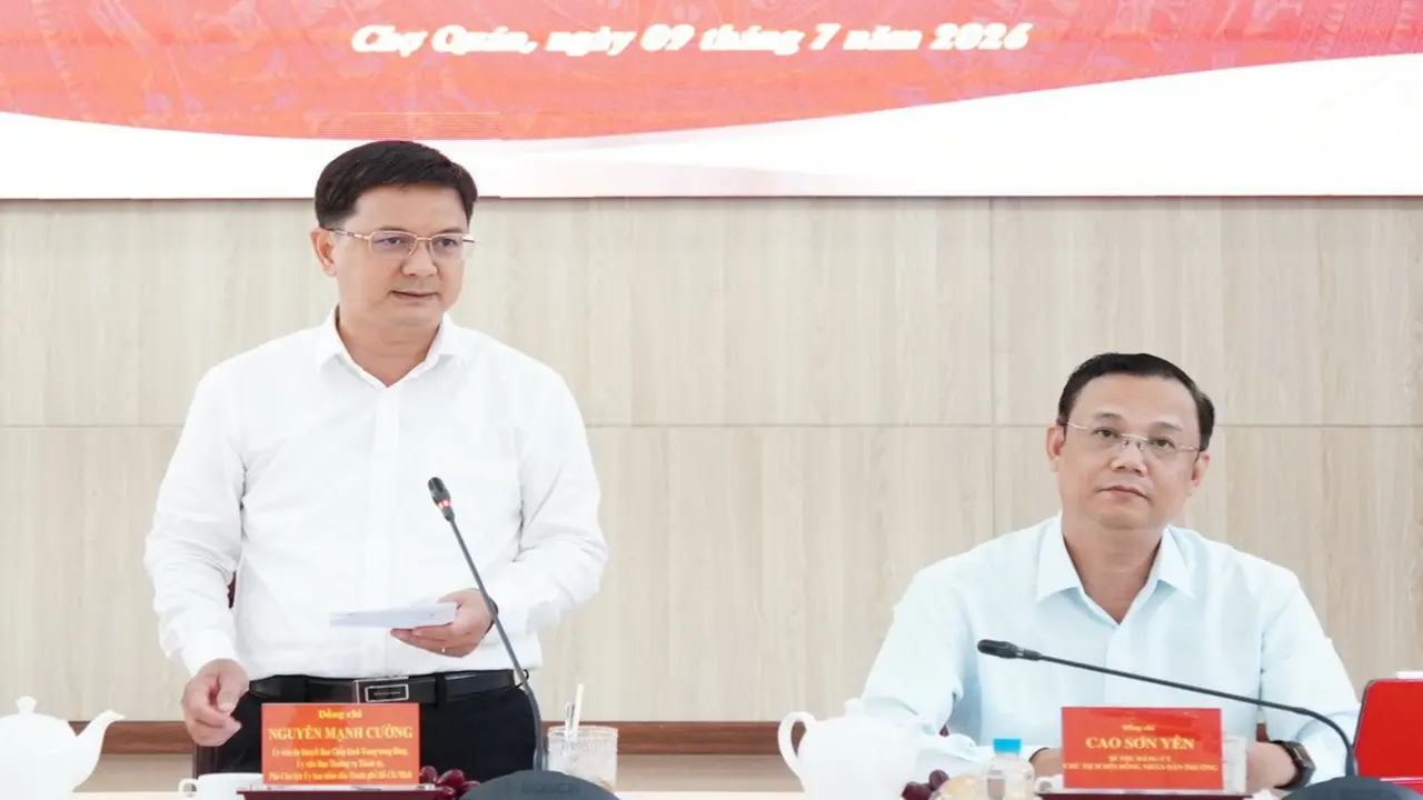Phó chủ tịch Nguyễn Mạnh Cường: Phường Chợ Quán đẩy mạnh giải ngân đầu tư công, phát triển phố ẩm thực
