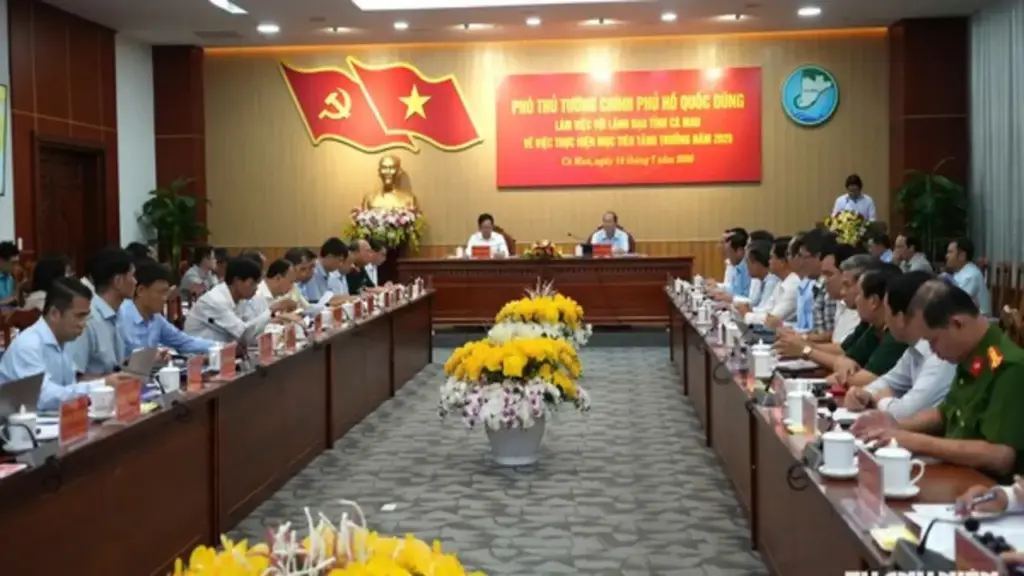 Phó thủ tướng Hồ Quốc Dũng: Cà Mau cần sớm khai thác hiệu quả các dự án chiến lược