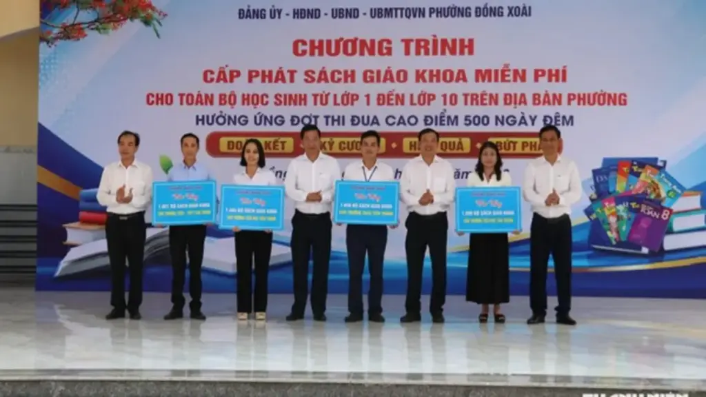 Phường đầu tiên ở Đồng Nai cấp sách giáo khoa miễn phí cho học sinh từ lớp 1 đến lớp 10
