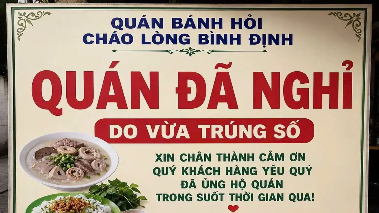 Quán ăn ở TPHCM đóng cửa vì "trúng số": Chủ quán, hàng xóm nói gì?