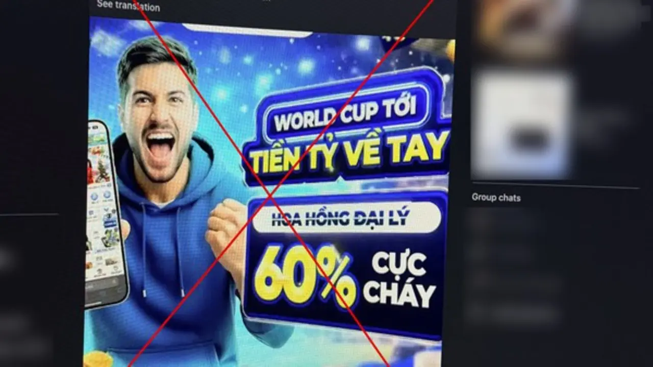 Quảng cáo cờ bạc, cá độ trên Facebook 'nóng' theo nhịp World Cup