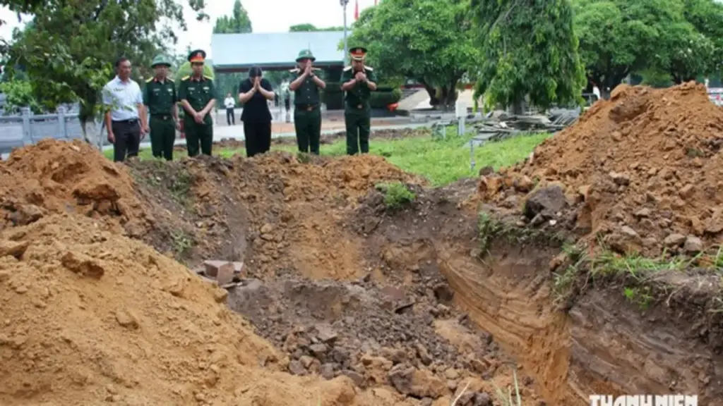 Quảng Ngãi: Phát hiện thêm hài cốt liệt sĩ trong khuôn viên nghĩa trang liệt sĩ