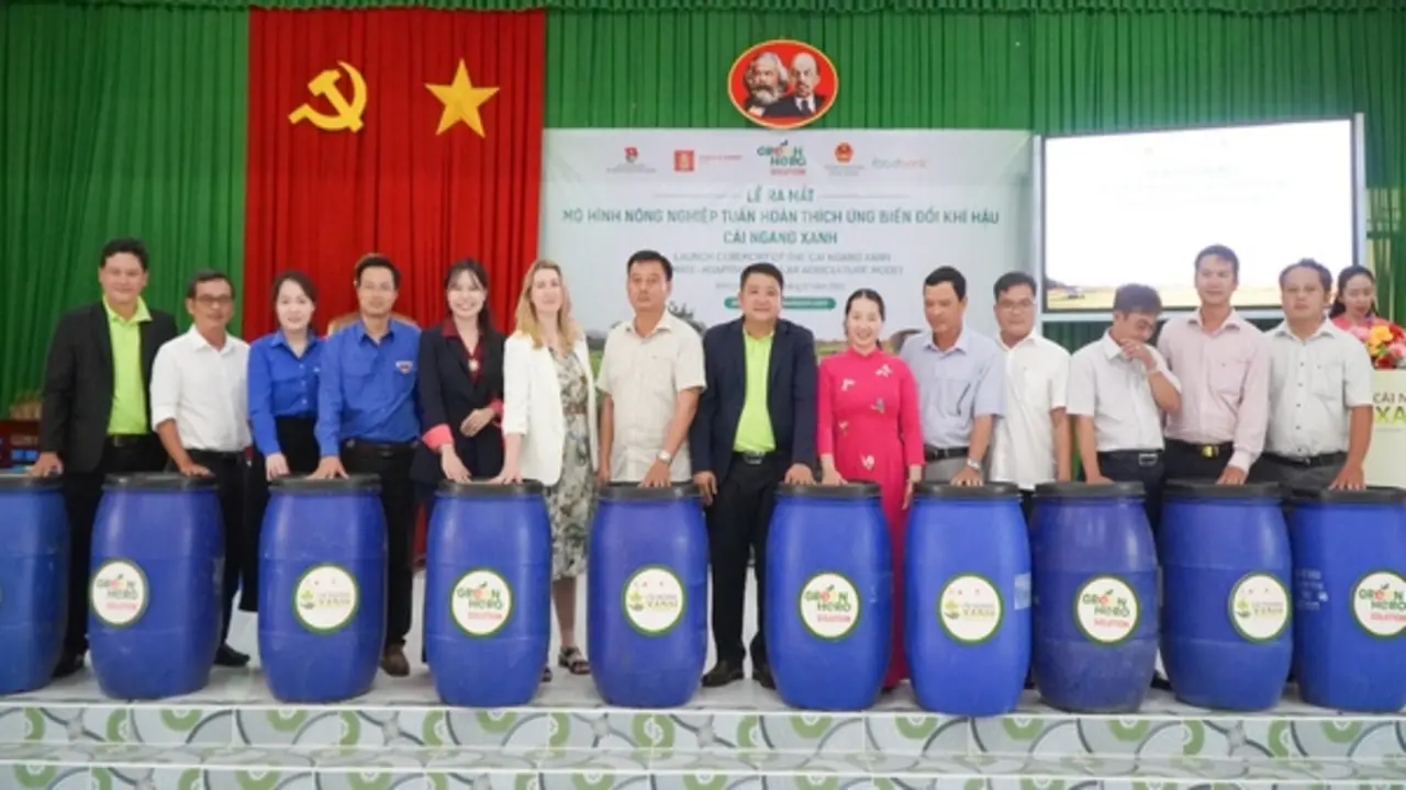 Ra mắt mô hình nông nghiệp tuần hoàn 'Cái Ngang xanh'