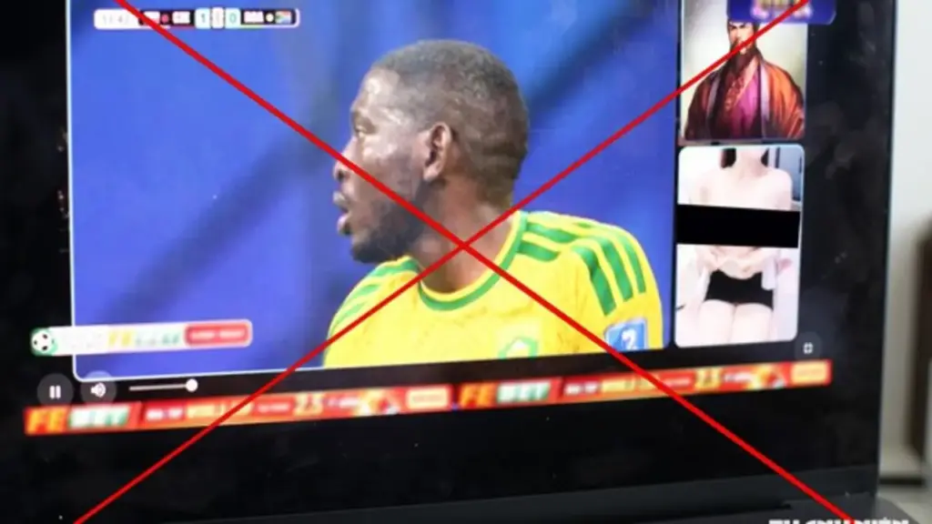 Rủi ro từ những trang web chiếu lậu World Cup