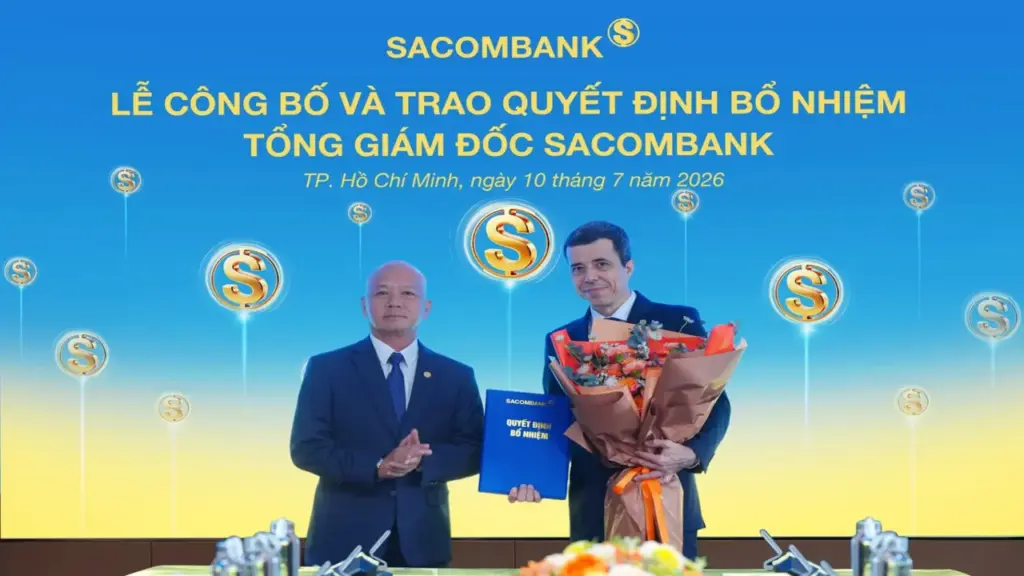 Sacombank bổ nhiệm ông Loic Faussier giữ chức tổng giám đốc
