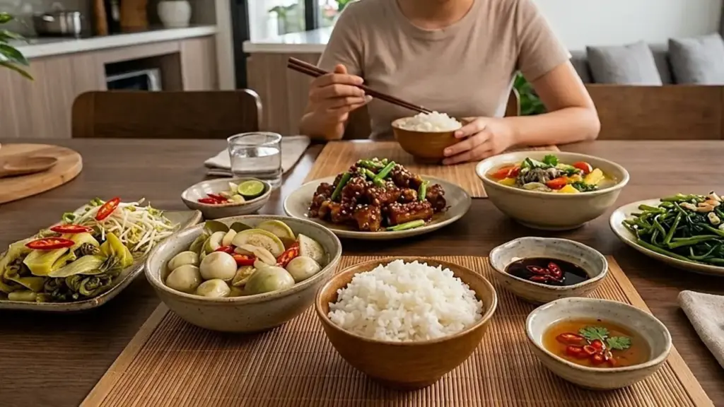 Sai lầm trên mâm cơm có hai bát nước chấm