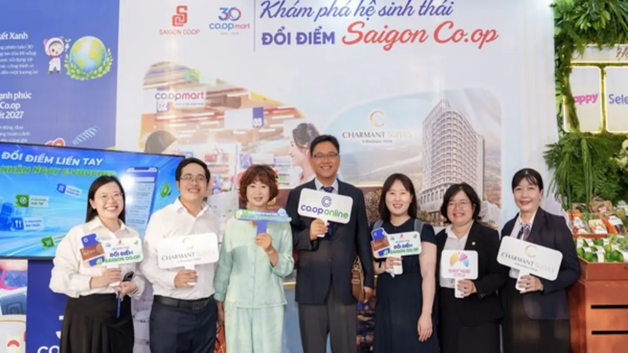 Saigon Co.op ra mắt hệ sinh thái đổi điểm đa dịch vụ cho khách hàng thành viên