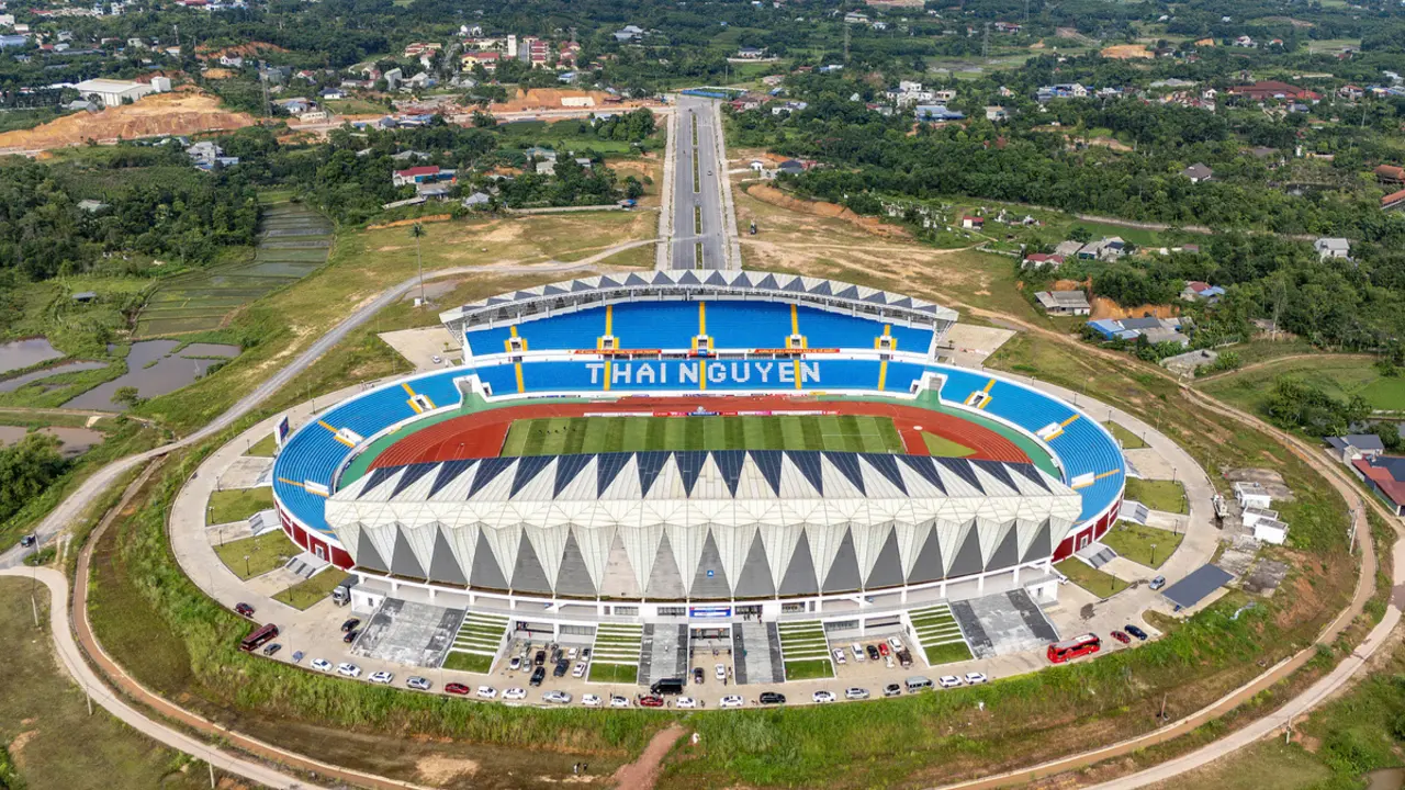 Sân Thái Nguyên lần đầu đón đội tuyển Việt Nam