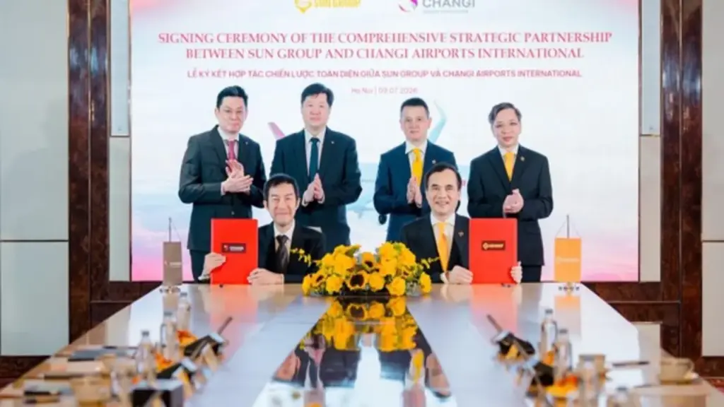 Sun Group và Changi Airports International mở rộng hợp tác chiến lược góp phần phát triển hạ tầng hàng không Việt Nam