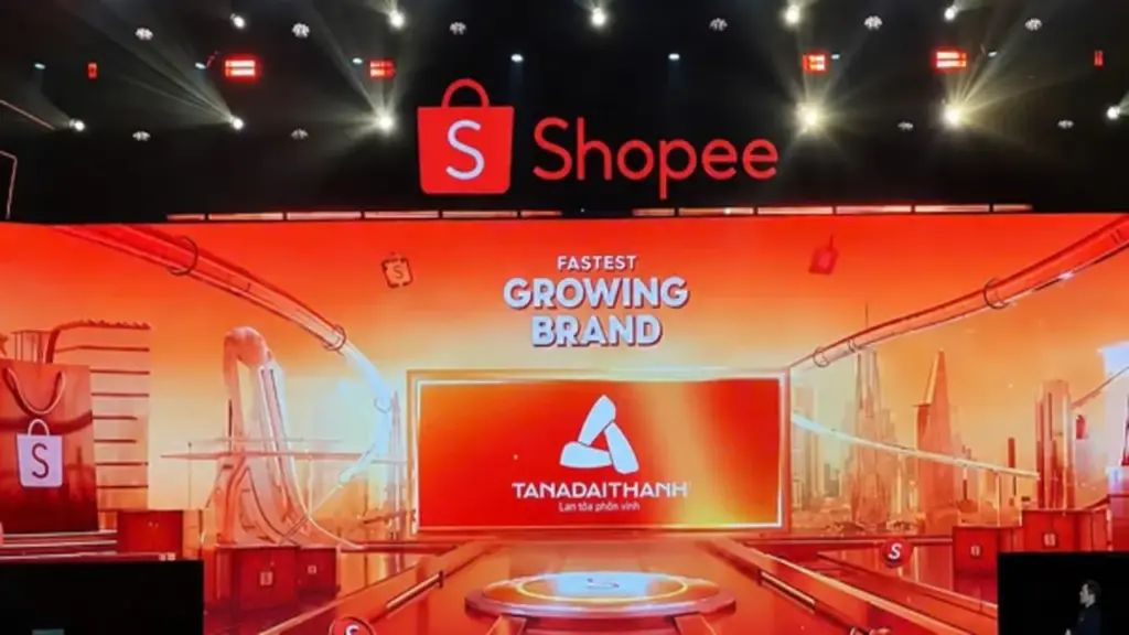 Tập đoàn Tân Á Đại Thành được Shopee vinh danh “Fastest Growing Brand 2026”
