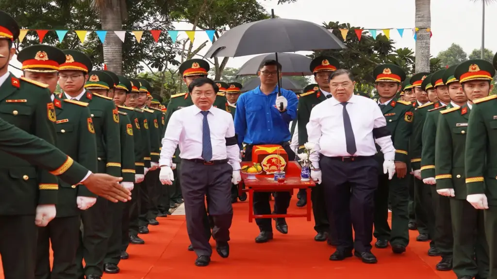 Tây Ninh an táng 173 hài cốt liệt sĩ hy sinh tại Campuchia